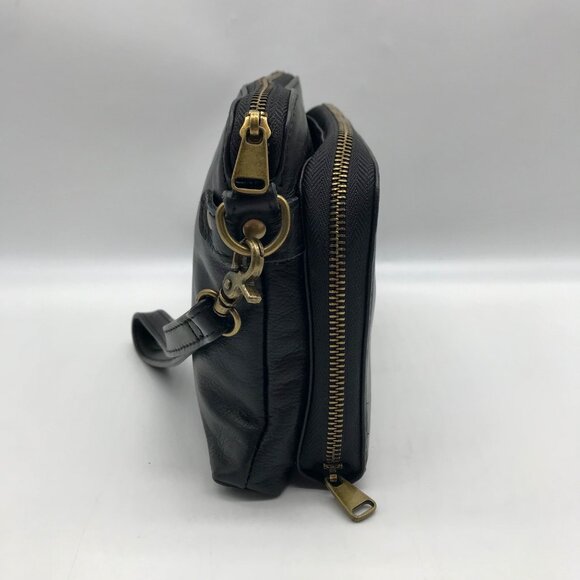 Minooy Black Leather Eirene Crossbody Bag - Picture 4 of 11